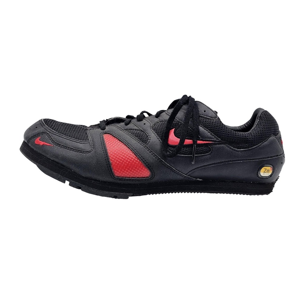 Vintage Nike Bowerman Track Shoes Mens Size 13 Black Spikes 2003 107043-061‎